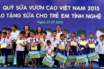 Quỹ vươn cao Việt Nam và 26 triệu ly sữa cho trẻ em
