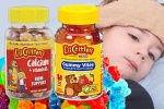 Nguy cơ kẹo dẻo Gummy Bears bổ sung vitamin D gây ngộ độc cho trẻ