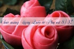 Bánh hoa hồng cho người yêu thương