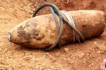 Đào đất làm nhà phát hiện quả bom gần 250kg