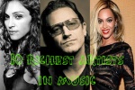 10 nghệ sỹ giàu nhất làng nhạc quốc tế