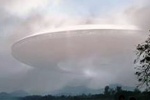 Xôn xao mây hình đĩa bay xuất hiện trước chùa Thiên Mụ