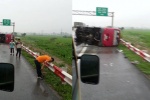 Tình trạng sức khỏe 10 nạn nhân vụ lật xe khách trên cao tốc Pháp Vân