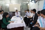 Bộ trưởng Nguyễn Thị Kim Tiến thăm và làm việc tại một số cơ sở y tế khu vực TP.Hồ Chí Minh