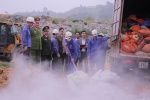 Lào Cai: Tiêu hủy 9 tấn măng tre tươi ngâm hóa chất độc hại