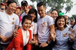 Hoa hậu Mỹ Linh, MC Phan Anh cùng chạy vì trẻ em Hà Nội 2016