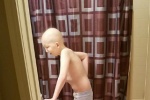 Bức ảnh bé trai 10 tuổi đau đớn vì ung thư gây xúc động
