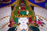 Tranh cuộn Phật Bà bằng gấm, nặng 100kg xác lập kỷ lục Việt Nam