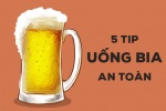 Bí kíp tránh bụng bia, không tăng cân khi uống nhiều bia