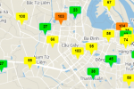Cảnh báo chất lượng không khí tại Hà Nội 2 ngày qua