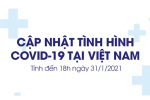 Chiều 31/1, Việt Nam có thêm 36 ca mắc COVID-19