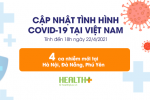 Thêm 4 ca nhập cảnh tại Hà Nội, Đà Nẵng và Phú Yên dương tính với virus SARS-CoV-2
