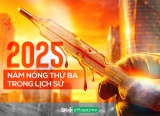 2025 - năm nóng thứ ba trong lịch sử