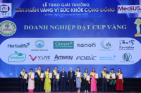 Điểm lại một số sản phẩm, doanh nghiệp đạt giải Sản phẩm Vàng vì sức khoẻ cộng đồng năm 2025