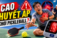 Người tăng huyết áp cần thận trọng khi chơi pickleball
