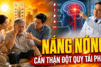 3 lưu ý khi chăm sóc người từng bị đột quỵ trong thời tiết nắng nóng