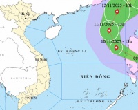 Đất liền mưa giảm, biển Đông sắp đón bão 