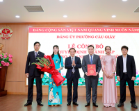 Công bố quyết định thành lập Đảng bộ Doanh nghiệp phường Cầu Giấy