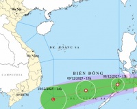 Áp thấp nhiệt đới gần biển Đông, Bắc Bộ đêm và sáng trời rét