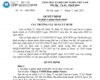 Dược phẩm Natura bị phạt 95 triệu đồng, đình chỉ nhập khẩu 5 tháng