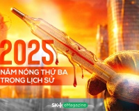 2025 - năm nóng thứ ba trong lịch sử