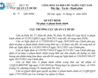 Công ty TNHH thương mại Vạn Minh bị xử phạt 150 triệu đồng