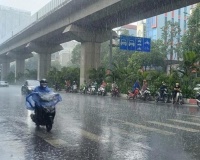 Vùng mưa mở rộng do không khí lạnh cuối mùa