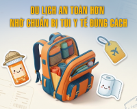 “Bỏ túi” kinh nghiệm chuẩn bị túi y tế du lịch cho gia đình 