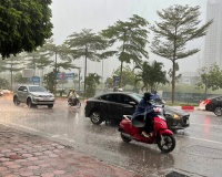 Cuối tuần miền Bắc đón mưa dông giải nhiệt