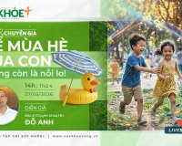 Làm thế nào để con có mùa Hè khỏe mạnh?