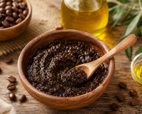 Infographic: Cách tẩy tế bào chết từ cà phê và dầu olive