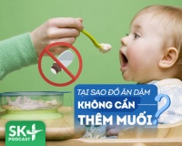 Podcast: Tại sao không cần thêm muối khi nấu đồ ăn dặm cho con?