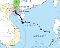 Bão số 1 sắp đổ bộ Quảng Ninh, nhiều nơi mưa lớn
