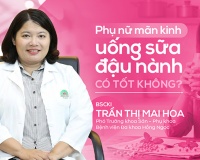Phụ nữ mãn kinh uống sữa đậu nành có tốt không?