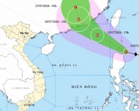 Bắc Bộ mưa lớn, Biển Đông đón bão vào đêm nay