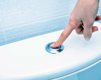 Xả nước bồn cầu có thể phát tán mầm bệnh