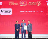Amway Việt Nam: Top 5 Doanh nghiệp tiêu biểu ASEAN - Thương hiệu nổi tiếng ASEAN 2026