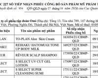 Cục Quản lý Dược thu hồi 227 số công bố mỹ phẩm