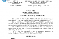 Xử phạt Công ty cổ phần chăm sóc sức khỏe và sắc đẹp Phú Thái