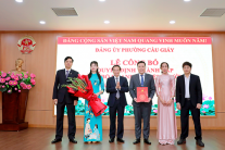 Công bố quyết định thành lập Đảng bộ Doanh nghiệp phường Cầu Giấy