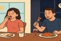 Bỏ bữa sáng, ăn tối muộn: tăng cholesterol 'xấu'