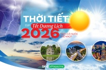 Thời tiết dịp Tết Dương Lịch 2026 trên cả nước thế nào?