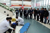 Diễn tập cấp cứu, bảo đảm sẵn sàng công tác y tế phục vụ Đại hội XIV của Đảng