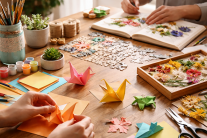 Cân bằng tâm trí nhờ hoạt động thủ công