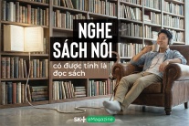 Nghe sách nói có được tính là đọc sách?