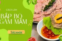 Cách làm món bắp bò ngâm mắm chuẩn vị ngày Tết