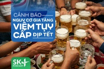 Podcast: Cảnh báo nguy cơ gia tăng viêm tụy cấp dịp Tết