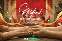 Gia đình và kết nối mùa Xuân
