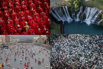 Những khoảnh khắc ấn tượng trên thế giới nhìn từ trên cao