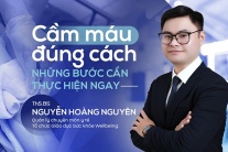 Cầm máu đúng cách: Những bước cần thực hiện ngay